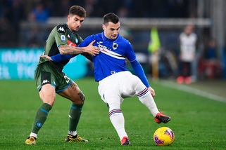 Sampdoria-Napoli 2-4, il tabellino