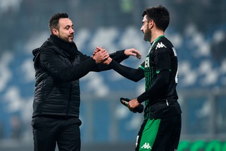 Sassuolo, De Zerbi: "Con la Spal era un bivio. Che talento Boga"