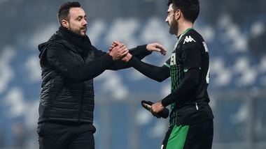 Sassuolo, De Zerbi: "Con la Spal era un bivio. Che talento Boga"