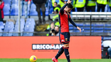 Genoa, Ghiglione ha ripreso ad allenarsi in campo