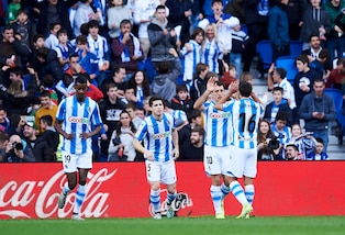 Alla Real Sociedad la semifinale di andata di Coppa del Re: Mirandes battuto 2-1