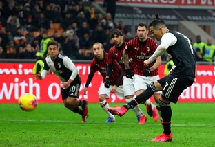 Milan-Juve 1-1: Ronaldo risponde a Rebic, la finale è più vicina