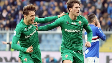 Fiorentina, Vlahovic e Chiesa inarrestabili: crolla la Samp