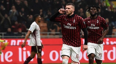 Milan-Torino 1-0, Rebic ancora in gol: Longo va ko