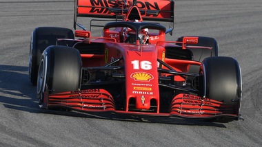 Ferrari, a Barcellona Leclerc gira al posto di Vettel