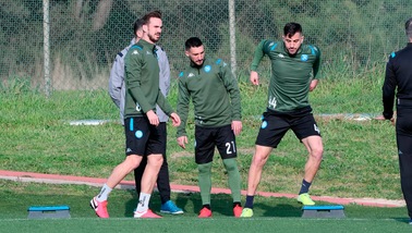 Napoli, allenamenti individuali: lavoro aerobico, tecnico e con il pallone