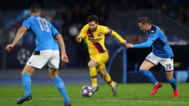 Napoli-Barcellona 1-1, il tabellino