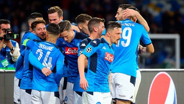 Napoli-Barcellona 1-1: Mertens sblocca e aggancia Hamsik, pari di Griezmann