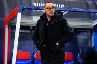 Juve, Sarri: "In Italia ci sarebbero stati due rigori per noi"