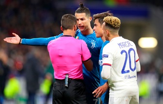 Lione-Juve, la moviola: su Cristiano Ronaldo era rigore. Manzano, non ci siamo