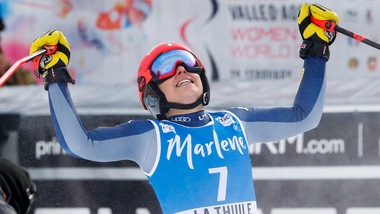 Coppa del Mondo, Brignone seconda nel SuperG per un solo centesimo, ma allunga in classifica