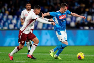 Napoli-Torino 2-1, il tabellino