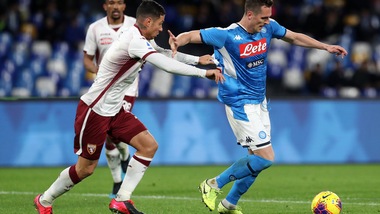 Napoli-Torino 2-1, il tabellino