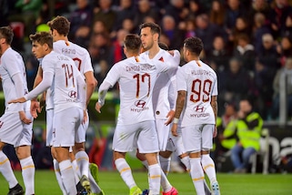 Cagliari-Roma 3-4: la doppietta di Kalinic lancia Fonseca