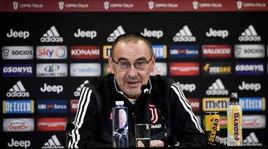Sarri avvisa la Juve: "L'1-1 dell'andata non garantisce la finale di Coppa Italia"