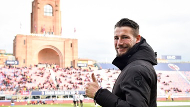 Bologna, Dijks ha svolto tutto l'allenamento in gruppo