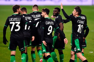 Caputo, doppietta nel silenzio. Tris di Boga, il Sassuolo stende il Brescia