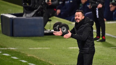 Sassuolo, De Zerbi: "Lo stop? Non so come gestire la situazione"