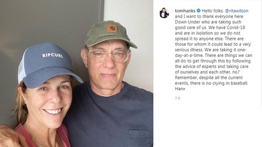 Coronavirus, Tom Hanks lascia l'ospedale