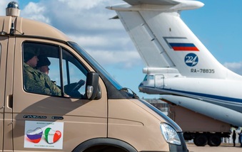 Coronavirus, dalla Russia in arrivo in Italia il 15° aereo di aiuti