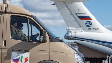 Coronavirus, dalla Russia in arrivo in Italia il 15° aereo di aiuti