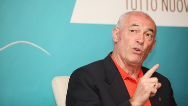 Torino, Paolino Pulici nella redazione di Tuttosport