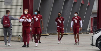 Il Torino si allena,al Filadelfia si rivede la palla