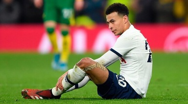 Dele Alli picchiato e ferito durante una rapina in casa