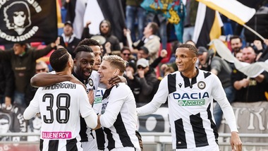 Udinese, test e tamponi su squadra e staff: tutti negativi