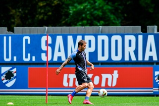 Sampdoria, ultima seduta della settimana: corsa e partitelle