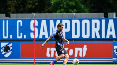 Sampdoria, ultima seduta della settimana: corsa e partitelle