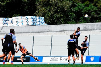 Sampdoria, a Bogliasco partitella in famiglia