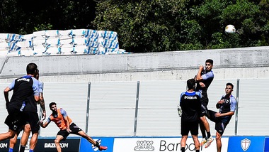 Sampdoria, a Bogliasco partitella in famiglia
