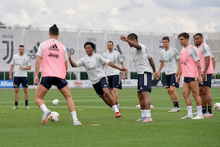 Juventus, allenamento pomeridiano prima del Bologna