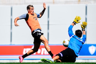 Sampdoria, doppietta per La Gumina nel test in famiglia