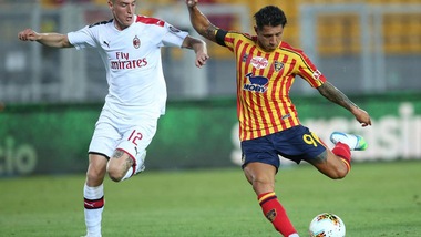 Lecce-Milan 1-4, il tabellino
