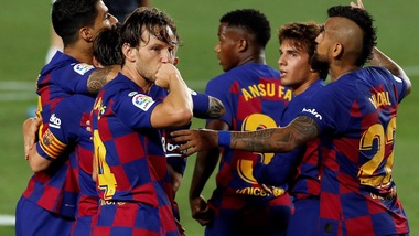 Liga, Rakitic trascina il Barcellona. L'Atletico Madrid vince e si porta in terza piazza