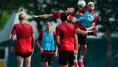 Ibrahimovic, primo allenamento in gruppo: nel mirino Milan-Roma