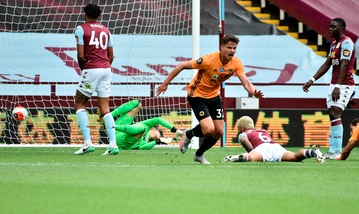 Il Wolverhampton batte l'Aston Villa e insegue il sogno Champions