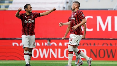 Milan-Roma 2-0: Rebic-Calhanoglu avvicinano Pioli all'Europa