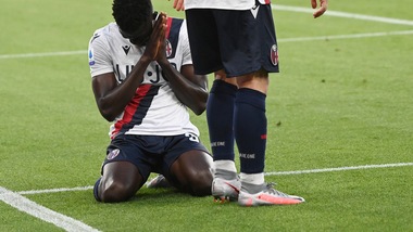 Barrow, gol e lacrime: "Dedicato a Bergamo e a tutti quelli che hanno sofferto"