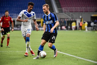 Inter-Brescia 6-0, il tabellino