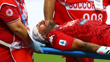 Ospina, che spavento: lascia Atalanta-Napoli in barella