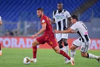 Roma-Udinese 0-2, il tabellino