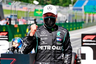 Gp Austria, Bottas: "Ho spinto la macchina al limite, pole speciale"