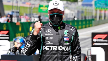 Gp Austria, Bottas: "Ho spinto la macchina al limite, pole speciale"