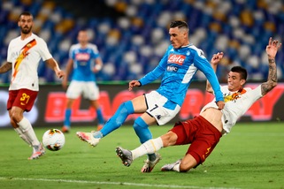 Napoli-Roma 2-1, il tabellino