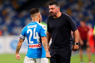 Napoli-Roma 2-1: magia di Insigne, Gattuso aggancia Fonseca