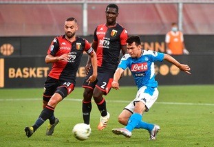 Genoa-Napoli 1-2, il tabellino
