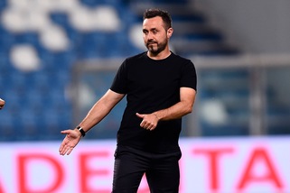 Sassuolo, De Zerbi: "Sogno Europa? Il segreto è l'alternanza massiccia"